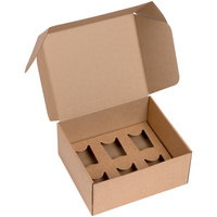 Коробка Grande с ложементом для стопок, крафт (P16479.02)