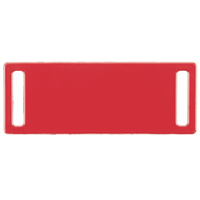 Шильдик металлический Kova, красный (P16509.50)