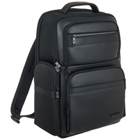 Рюкзак для ноутбука Santiago с кожаной отделкой, черный (P16567.30)