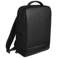Рюкзак для ноутбука Santiago Slim с кожаной отделкой, черный (P16569.30)