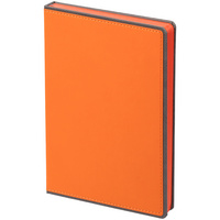 P16603.21 - Ежедневник Frame, недатированный, оранжевый с серым