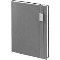 Ежедневник Vivian Metal, недатированный, серый (P16654.01)