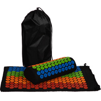 Массажный акупунктурный коврик с валиком Iglu, разноцветный (P16730.00)