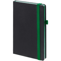 Ежедневник Ton, недатированный, черный с зеленым (P16770.93)
