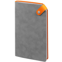 Ежедневник Corner, недатированный, серый с оранжевым (P16885.12)