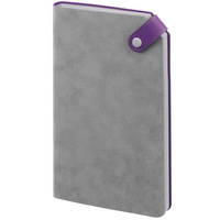 Ежедневник Corner, недатированный, серый с фиолетовым (P16885.17)