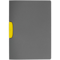 P16988.80 - Папка Duraswing Color, серая с желтым клипом