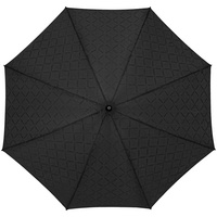 P17012.30 - Зонт-трость Magic с проявляющимся рисунком в клетку, черный