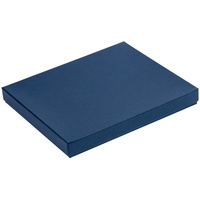 Коробка Overlap под ежедневник и аккумулятор, синяя (P14008.40)