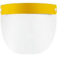 Прозрачный экран для лица Barrier, немедицинский, с желтой лентой (P17112.80)