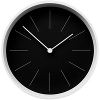 Часы настенные Neo, черные с белым (P17115.36)