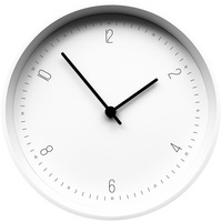 Часы настенные Lite, белые (P17124.60)