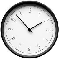 Часы настенные Onika, белые с черным (P17121.63)
