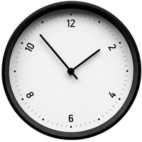 Часы настенные Helsey, белые с черным (P17123.63)