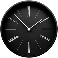 Часы настенные Boston, черные (P17117.30)