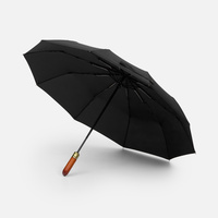 Зонт складной Cloudburst в подарочной упаковке, черный (P17192.30)