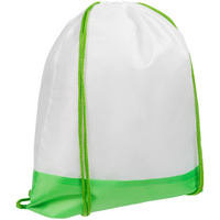 Рюкзак детский Classna, белый с зеленым (P17313.69)