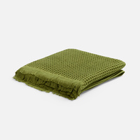 Плед вафельный Elenglect, зеленый (P17378.90)