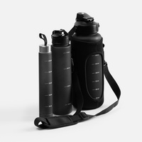 Набор спортивных бутылок Aquapack, черный (P17494.30)