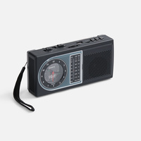 Bluetooth-колонка с радио Comradio, черная (P17589.30)