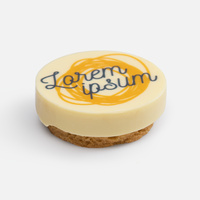 Печенье Dream White в белом шоколаде, круг (P17610.01)