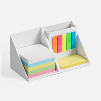 Настольный набор со стикерами Mnemonic ver.2, белый (P17636.60)