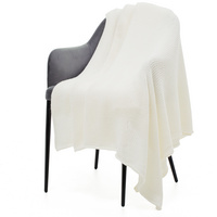 Плед Knitly, жемчужно-белый (P17765.61)