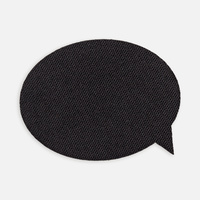 Наклейка тканевая Lunga Bubble, M, черная (P17902.30)