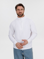 Свитшот на молнии Morfiss, белый (P17970.60)