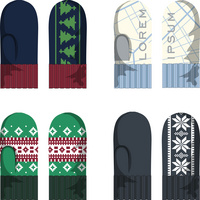 Варежки Joyful на заказ, акрил (P18082.01)