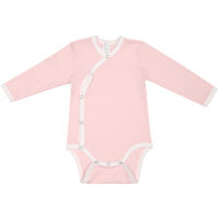 Боди детское Baby Prime, розовое с молочно-белым (P18163.15)