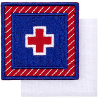 Шеврон на липучке «Красный крест» (P18231.04)