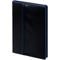 Ежедневник Alanis, недатированный, черный с синим (P18299.34)