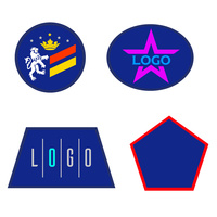 Шеврон из габардина Gabo L, синий (P18313.44)