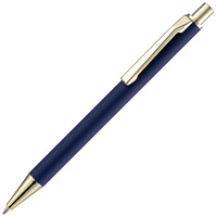 Ручка шариковая Lobby Soft Touch Gold, синяя (P18324.40)