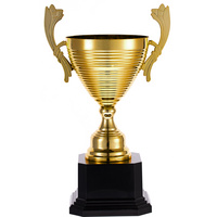 Кубок Floretta Oval, средний, золотистый (P18333.01)