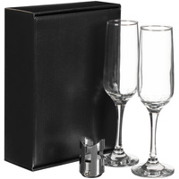 Набор для шампанского Isabella, в черной упаковке (P18443.30)