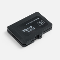 Футляр для карт памяти и SIM Multitask, черный (P18577.30)