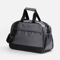 Спортивная сумка Atlantes, светло-серая с черным (P18645.13)