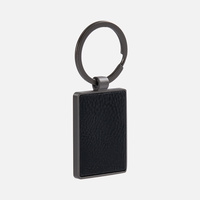 Брелок Gun Metal Leather Rectangle, графитовый (P18666.30)