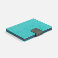 Ежедневник Grande Strap на заказ, датированный, бирюзовый (P18860.49)