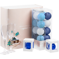 Набор Merry Moments для шампанского, синий (P18880.40)