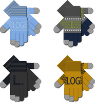 Сенсорные перчатки на заказ Guanti Tok, акрил (P18923.01)