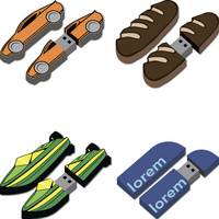 Флешка Gummi на заказ, 64 Гб (P18930.03)