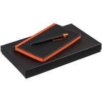 Набор Nice Twice, черный с оранжевым (P19146.32)