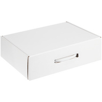 Коробка самосборная Light Case, белая, с белой ручкой (P19167.61)