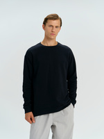 Свитшот оверсайз унисекс Omnifit, черный (P19182.30)