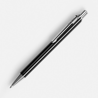 Ручка шариковая Arvent Glossy, черная (P19241.30)