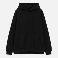 Худи унисекс оверсайз Daylero, черное (P19556.30)