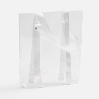 Шопер Clear Fest, ver.2, прозрачный с белыми ручками (P19938.60)